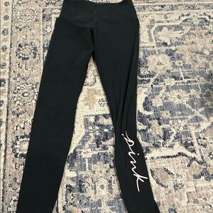 PINK Victoria's Secret Black Leggings